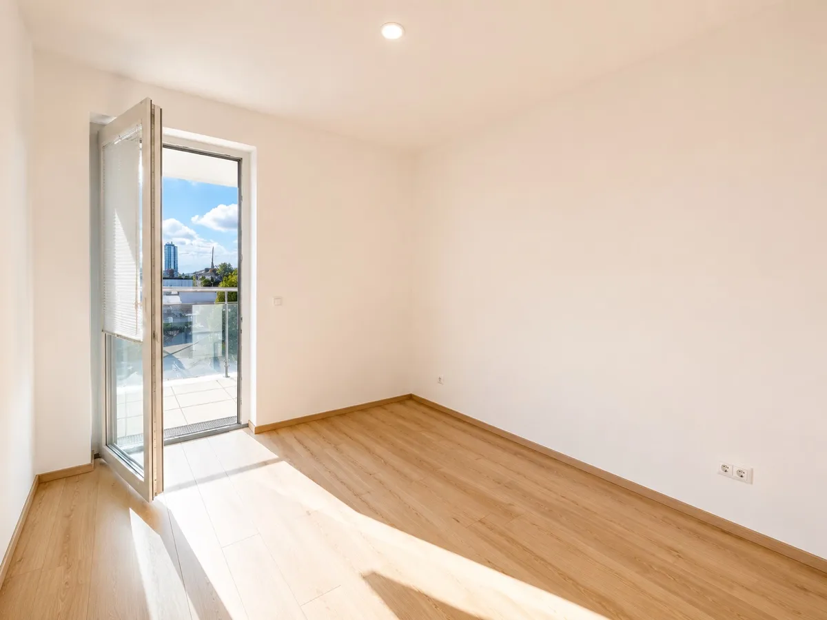 Helle Neubauwohnung mit Loggia - 61,72 m² | Sofort verfügbar | Parkplatz möglich - Ansicht 3