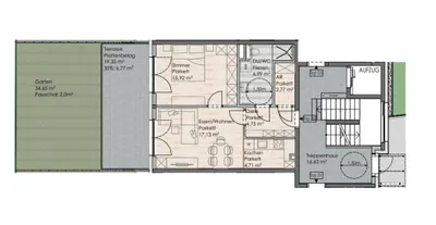 2-Zimmer-Wohnung mieten in Braunau am Inn – 52,25 m², € 918 – Bild 2 von 9