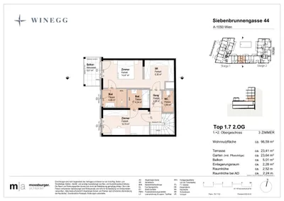 3-Zimmer-Wohnung kaufen in Wien – 96,59 m², € 749.100 – Bild 11 von 12