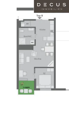 2-Zimmer-Wohnung mieten in Dornbirn – 45,8 m², € 794 – Bild 20 von 20