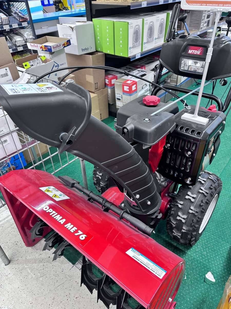 MTD Schneefräse ME 76