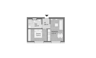 1-Zimmer-Wohnung kaufen in Graz – 37,47 m², € 182.254