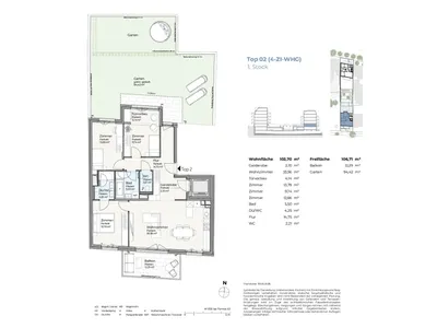 4-Zimmer-Wohnung kaufen in Wien – 102,7 m², € 1.170.000 – Bild 13 von 14