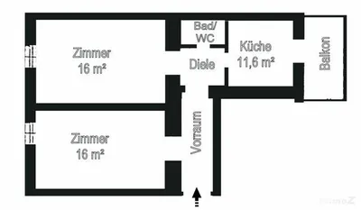 2-Zimmer-Wohnung kaufen in Graz – 47,17 m², € 147.000 – Bild 7 von 7