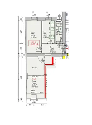 2-Zimmer-Wohnung kaufen in Graz – 44 m², € 139.000 – Bild 11 von 11