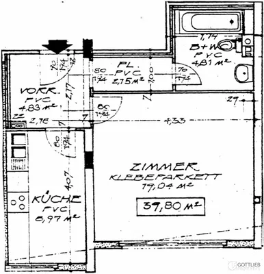 1-Zimmer-Wohnung mieten in Wien – 39,8 m², € 722 – Bild 19 von 19