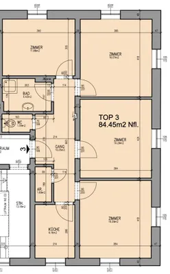 4-Zimmer-Wohnung kaufen in Wels – 86,5 m², € 199.900 – Bild 14 von 14