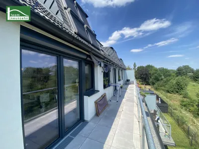 Grün soweit das Auge reicht! Modernes Wohnen in Süßenbrunner Ruhelage mit S-Bahn S1 in Gehweite und großer Terrasse! – Bild 3