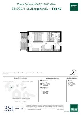 1-Zimmer-Wohnung kaufen in Wien – 36,02 m², € 348.000 – Bild 22 von 22