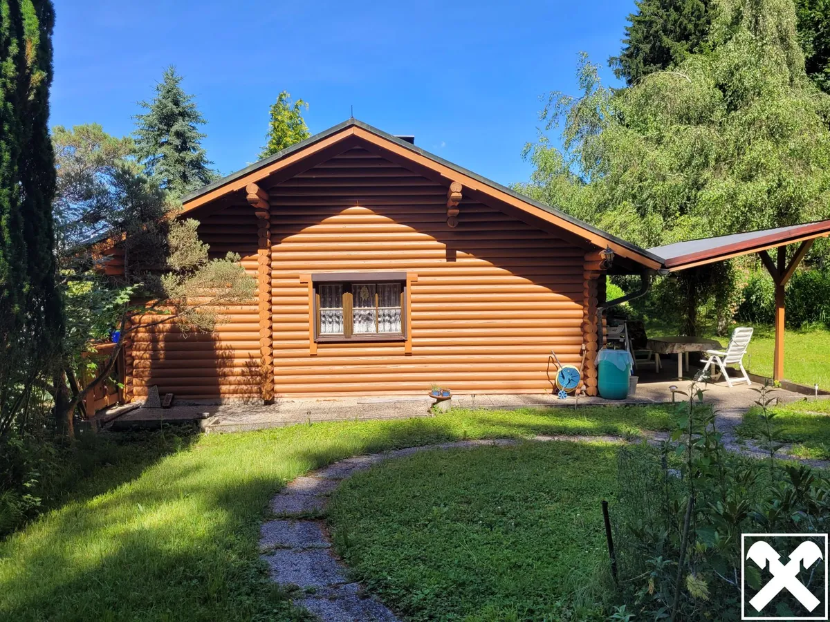 Idyllisches Holzblockhaus in Naturrandlage - Ansicht 3