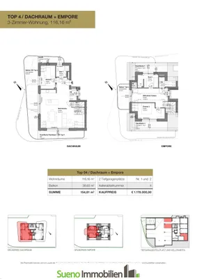 3-Zimmer-Wohnung kaufen in Linz – 116 m², € 1.178.000 – Bild 4 von 4