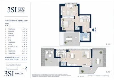3-Zimmer-Wohnung kaufen in Wien – 84,57 m², € 594.900 – Bild 19 von 19