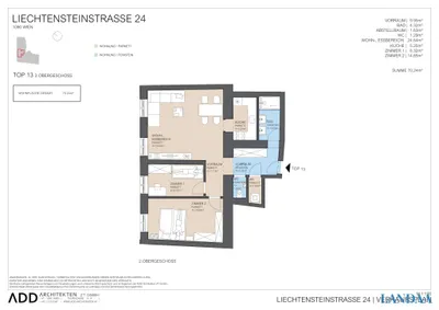 3-Zimmer-Wohnung kaufen in Wien – 70,24 m², € 598.000 – Bild 14 von 15