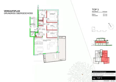 4-Zimmer-Wohnung kaufen in Salzburg Stadt – 110,97 m², € 1.310.000 – Bild 4 von 6