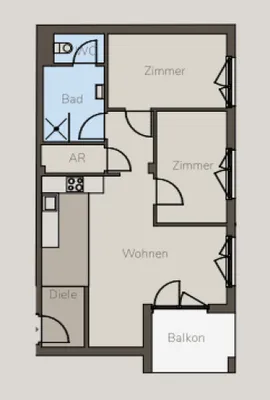 3-Zimmer-Wohnung mieten in Graz – 62,92 m², € 961 – Bild 9 von 9