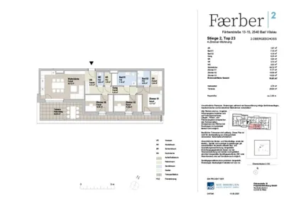 4-Zimmer-Wohnung kaufen in Baden – 90,42 m², € 568.000