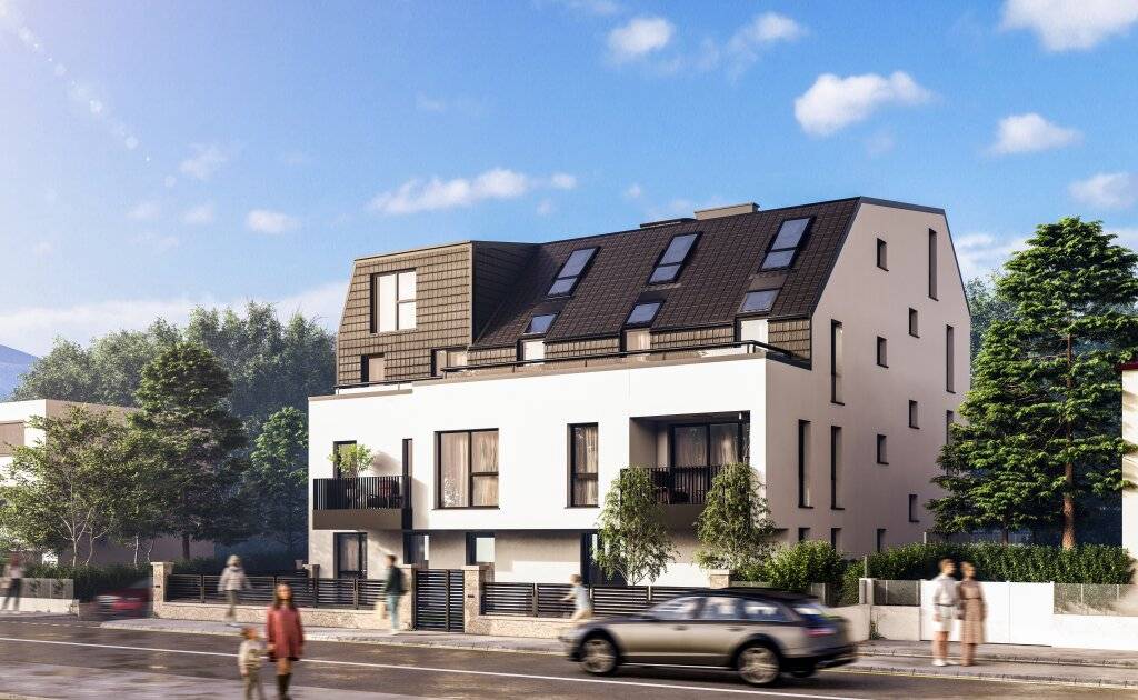 Auhof Park Residences: Exklusive 3-Zimmer-Wohnung mit Balkon | Erstbezug 2027 – pohled 3