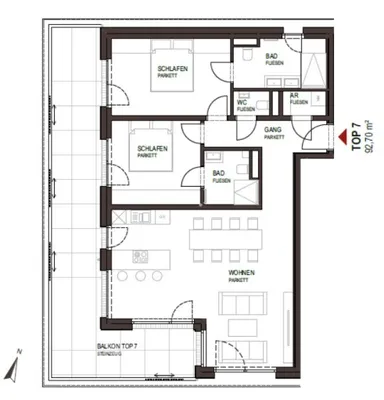 3-Zimmer-Wohnung kaufen in Gmunden – 92,7 m², € 1.049.000 – Bild 14 von 14