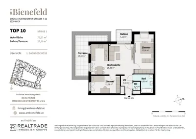 3-Zimmer-Wohnung kaufen in Wien – 70,02 m², € 425.000 – Bild 8 von 8