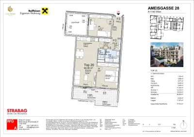 3-Zimmer-Wohnung mieten in Wien – 64,9 m², € 1.380 – Bild 15 von 15