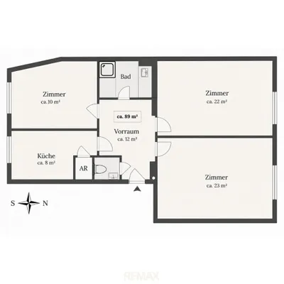 3-Zimmer-Wohnung kaufen in Wien – 88,56 m², € 469.000 – Bild 13 von 14