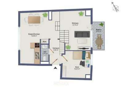 3-Zimmer-Wohnung kaufen in Graz – 81 m², € 249.000 – Bild 2 von 25
