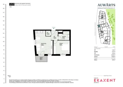 2-Zimmer-Wohnung mieten in Wien – 43,77 m², € 1.140 – Bild 8 von 8
