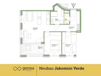 3-Zimmer-Wohnung kaufen in Graz – 70,48 m², € 357.000 – Bild 2 von 19