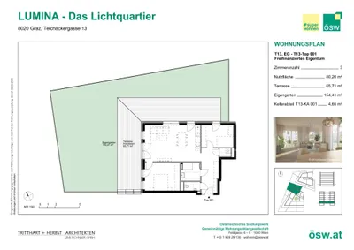 3-Zimmer-Wohnung kaufen in Graz – 80,2 m², € 375.000 – Bild 2 von 13