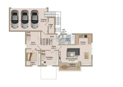 6-Zimmer-Wohnung kaufen in Villach Land – 192,65 m², € 389.800 – Bild 9 von 10