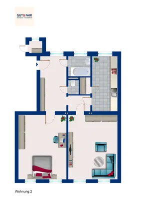 2-Zimmer-Wohnung kaufen in Neunkirchen – 84 m², € 138.538 – Bild 13 von 14