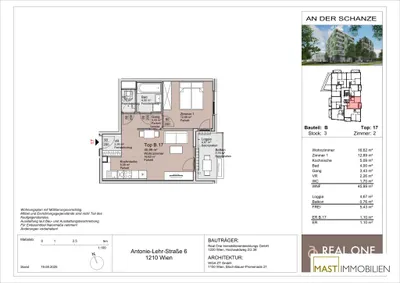 2-Zimmer-Wohnung mieten in Wien – 45,99 m², € 1.030 – Bild 15 von 15