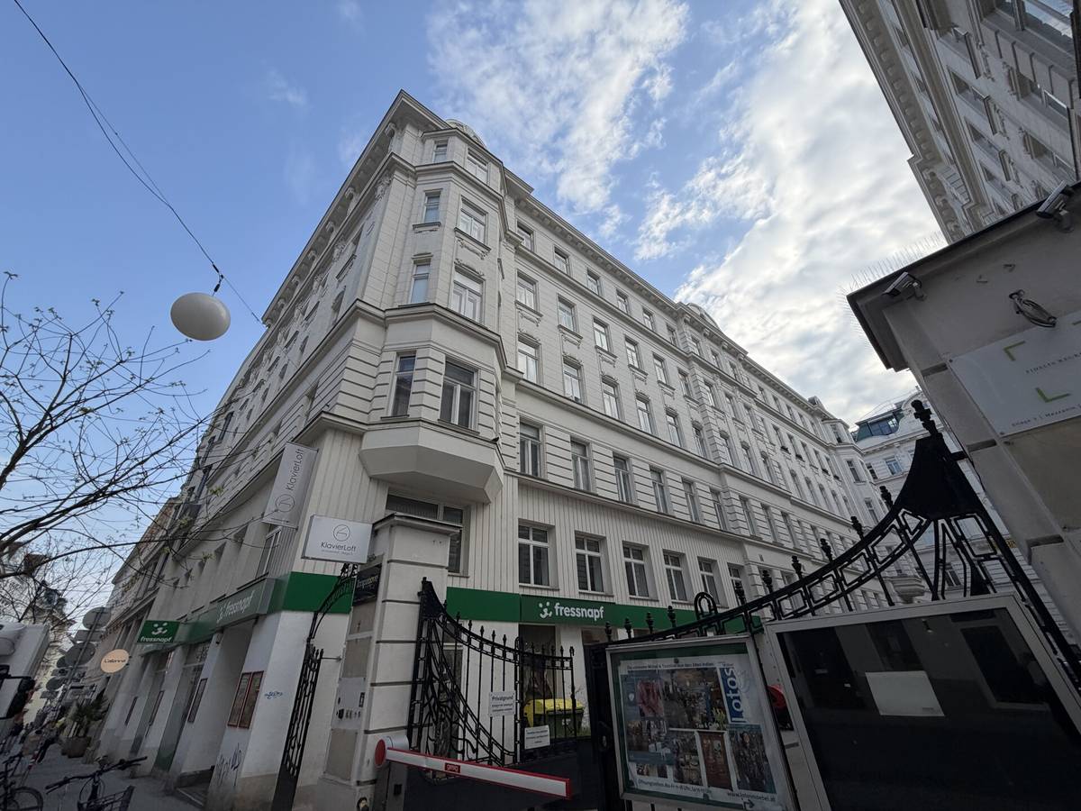 Eck-Altbaubüro mit Blick auf die Neubaugasse - Ansicht 2