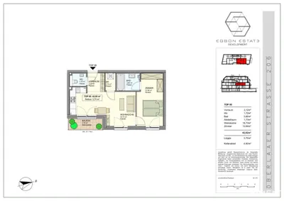 2-Zimmer-Wohnung mieten in Wien – 42,02 m², € 899 – Bild 11 von 11