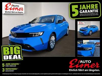 Opel Astra 5T EDITION 1.2 Tageszulassung