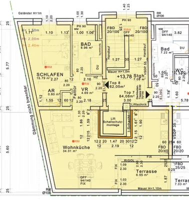 2-Zimmer-Wohnung mieten in Linz – 69 m², € 1.070 – Bild 6 von 12