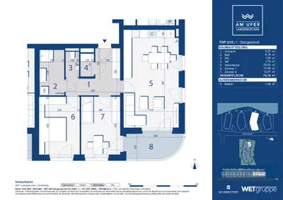 3-Zimmer-Wohnung kaufen in Wiener Neustadt Land – 74,1 m², € 354.300 – Bild 7 von 7
