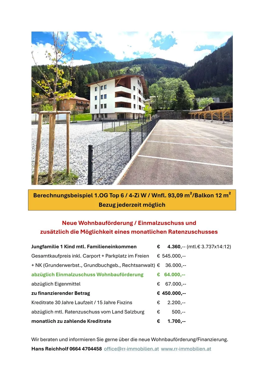 Wohnung – Bad Gastein - Ansicht 2