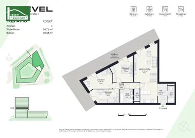 4-Zimmer-Wohnung mieten in Graz – 99,73 m², € 1.625 – Bild 29 von 29