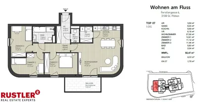 4-Zimmer-Wohnung kaufen in Sankt Pölten – 92,47 m², € 494.400 – Bild 15 von 17