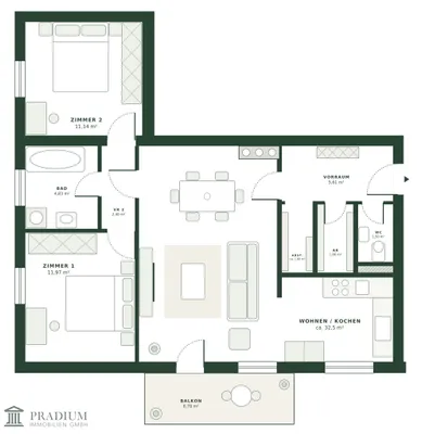 3-Zimmer-Wohnung kaufen in Bruck an der Leitha – 73,64 m², € 185.000 – Bild 11 von 11