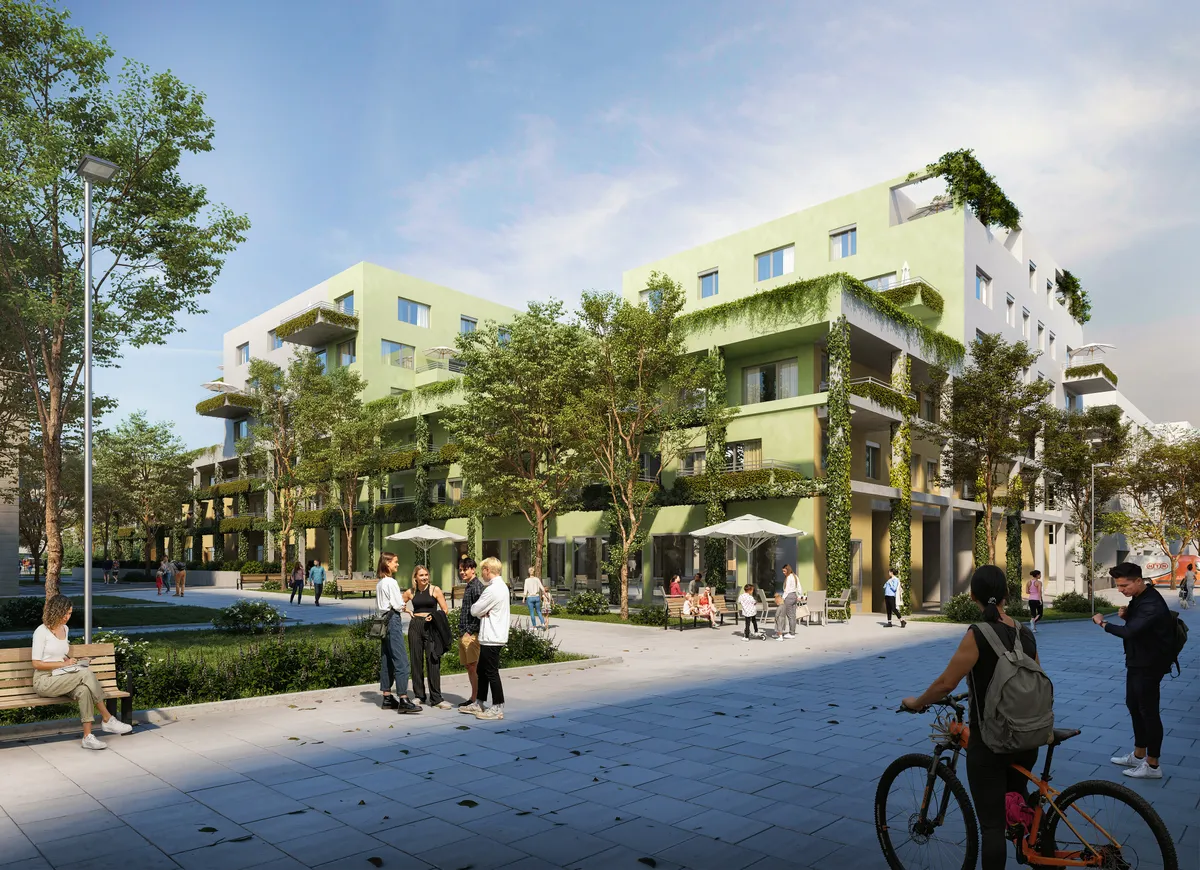 U2 "Lina Loos Platz" Oberes Hausfeld - FAMILIENTRAUM ERSTBEZUG Top 2.42 - Ansicht 3