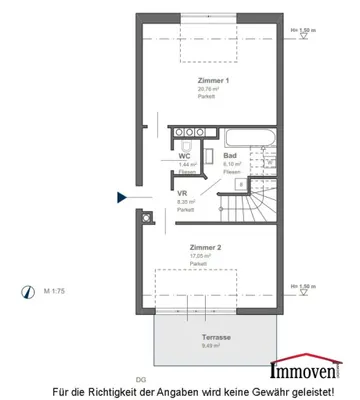3-Zimmer-Wohnung kaufen in Graz – 96,04 m², € 449.000 – Bild 21 von 22