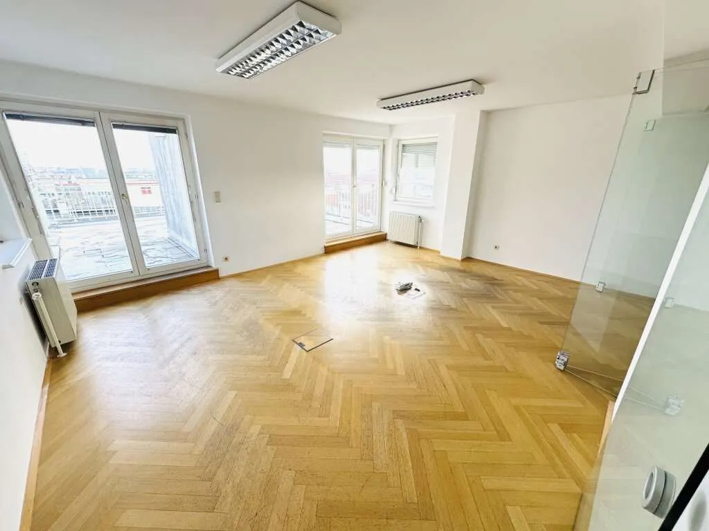 Moderne 3-Zi Büro/Praxis 90m² mit Terrasse in 1030 Wien, U-Bahn-Nähe - View 2