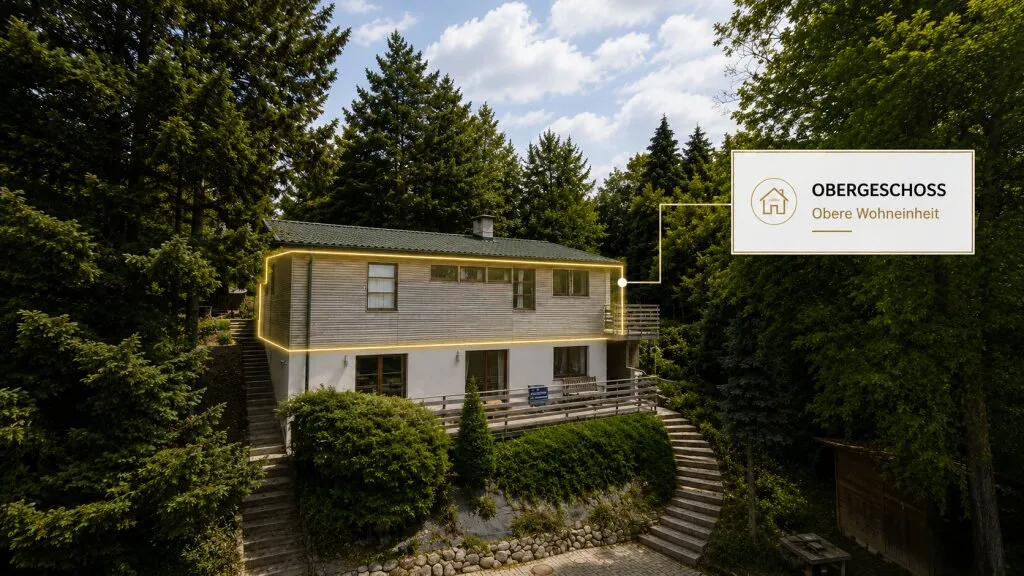 Wohnen wie im Urlaub | 2 Wohneinheiten, 3 Terrassen & 1.054 m² Grund - Ansicht 2