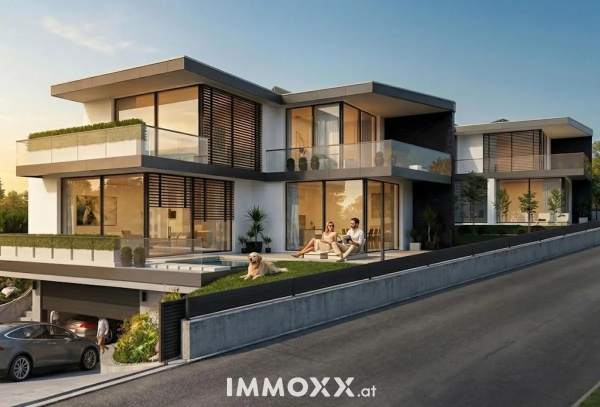 Architektenvilla zum Selbstgestalten — exklusiver Baugrund mit fertigem Projekt am Ruckerlberg - Όψη 2