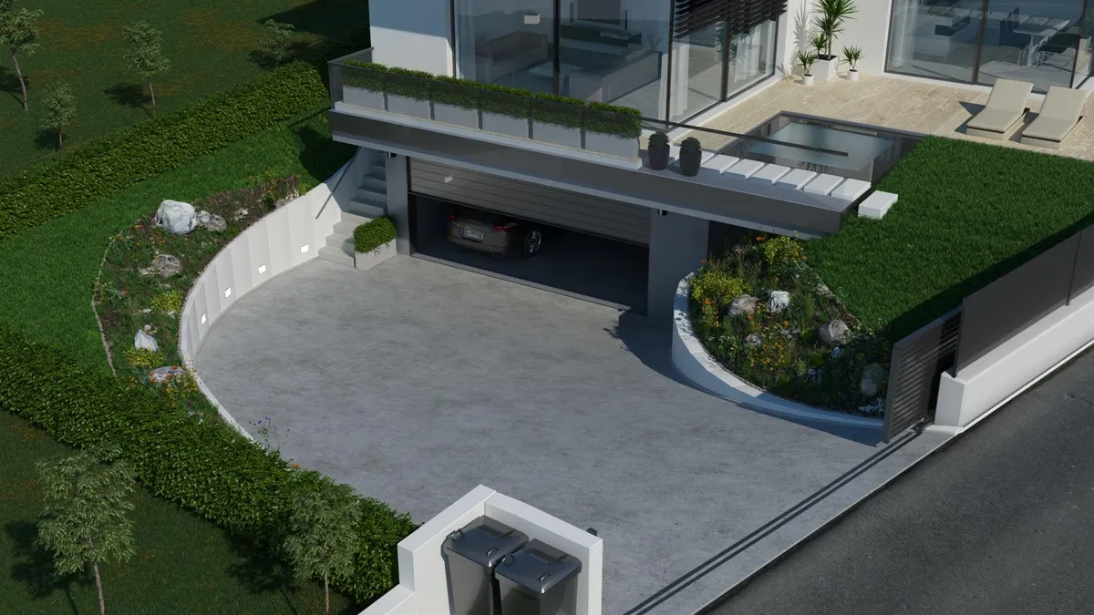 Architektenvilla zum Selbstgestalten — exklusiver Baugrund mit fertigem Projekt am Ruckerlberg - Поглед 3