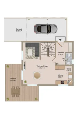 3-Zimmer-Haus kaufen in Klagenfurt Land – 88,72 m², € 398.900 – Bild 11 von 12