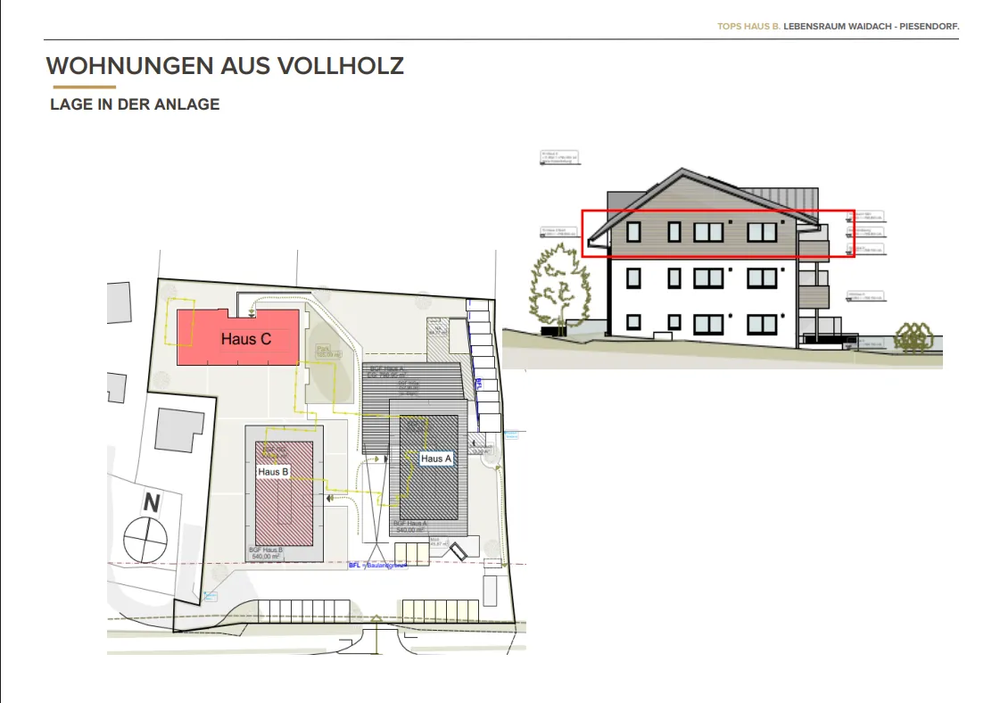 VOLLHOLZ Dachgeschosswohnung in Piesendorf - Lebensraum Waidach - Top C11 - Pogled 2