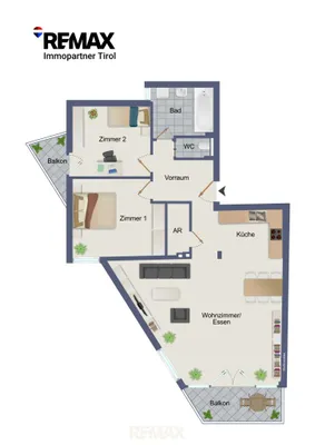 3-Zimmer-Wohnung kaufen in Schwaz – 83,8 m², € 350.000 – Bild 10 von 10